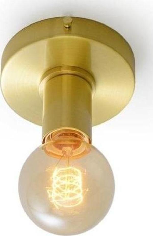 Rys Retro Dekoratif Gold Metal Duvar Aplik Tavan Armatür - Image 1