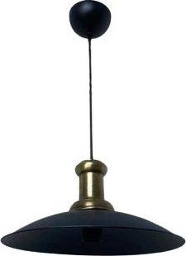  Rsylight Retro Metal Dekoratif Siyah Rustik Tekli Sarkıt Avize Çap 35 cm - Image 1