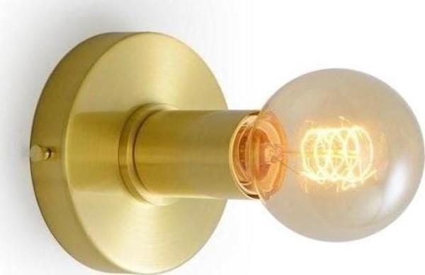 Rys Retro Dekoratif Gold Metal Duvar Aplik Tavan Armatür - Image 1