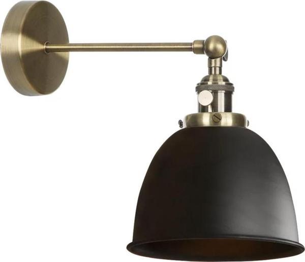 Rys Retro Metal Dekoratif Mafsallı Siyah Duvar Aplik  - Image 1