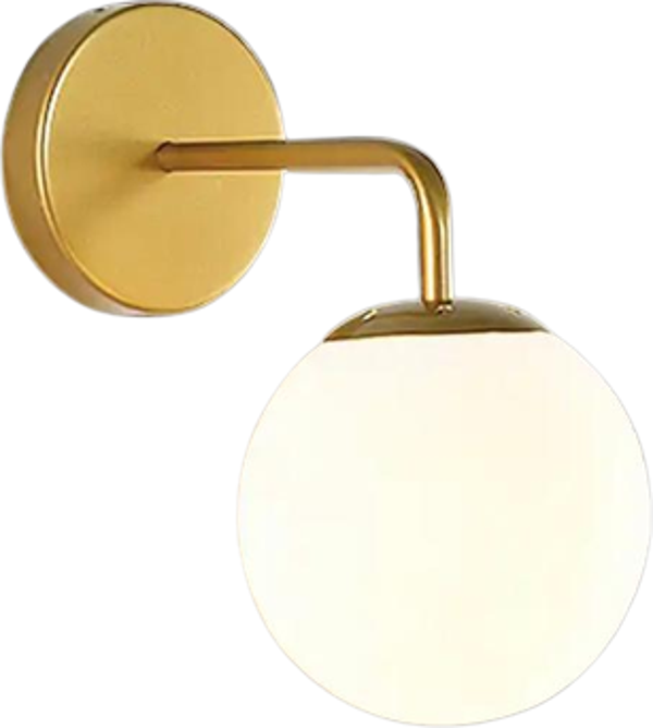Ryslight Eskitme Kaplama Modern Opal Camlı Dekoratif Rustik Duvar  Aplik - Image 1