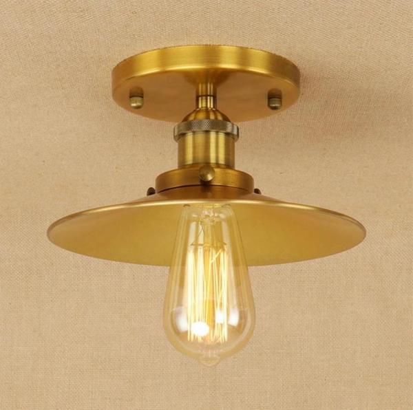 Dylight Retro Eskitme Kaplama Tekli Tavan Ploftoner Avize - Image 1