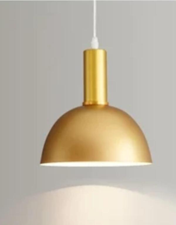 Rys Retro Metal Gold Dekoratif Rustik Kafe Mutfak Sarkıt Avize çap 30 cm - Image 1