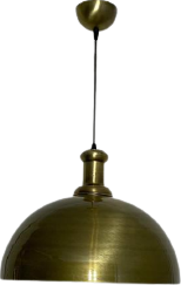 Dylight Retro Metal Dekoratif Rustik Eskitme Kaplama Kafe Mutfak Aydınlatma Avize Çap:40 cm - Image 1