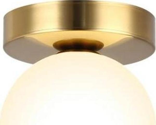 Rsylight Metal Modern Eskitme Kaplama Opal Camlı Tavan Plofyoner Tekli  Avize  - Image 1