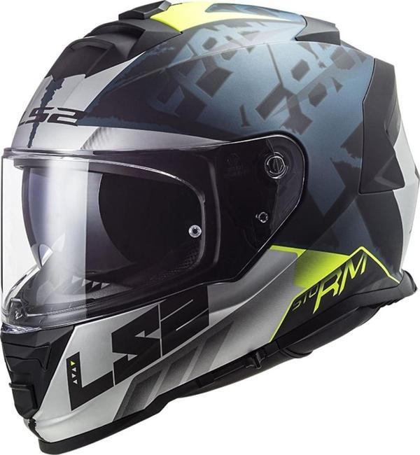 Ls2 Storm 2 Sprınter Mat Siyah-gri-cobalt Kask - Image 1
