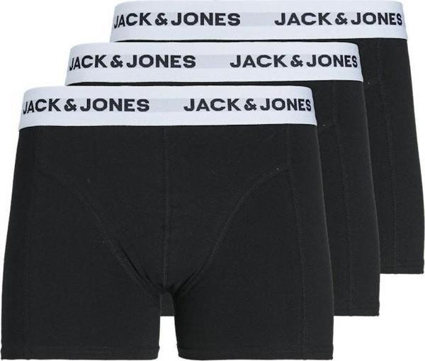 Jack&Jones Basıc Whıte Wb 3 Lü Paket Erkek Boxer 12213629 - Image 1
