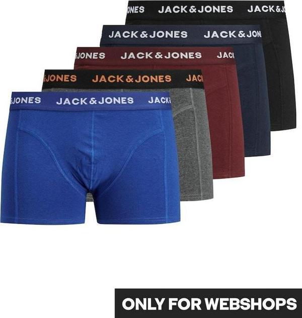 Jack&Jones Black 5 Li Paket Erkek Boxer 12167028 - Image 1