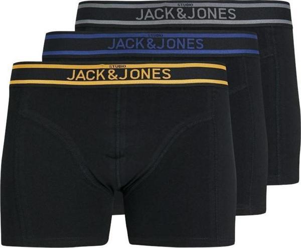 Jack&Jones Marc Solıd 3 Lü Paket Erkek Boxer 12266063 - Image 1