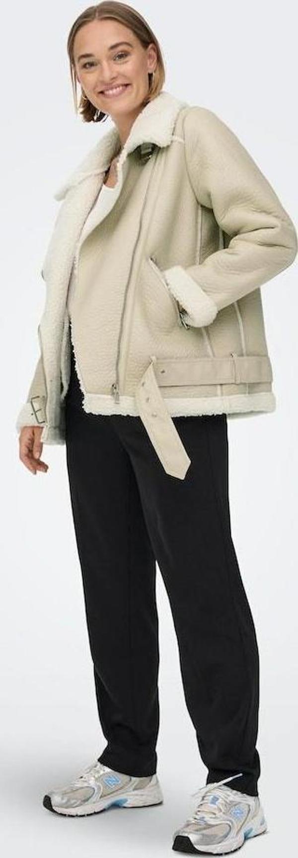 Only Lıs Faux Leather Bond Avıator Kadın Mont 15259949 - Image 1