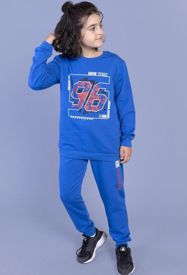 Toontoy Erkek Çocuk Baskılı Eşofman Takımı - Image 1
