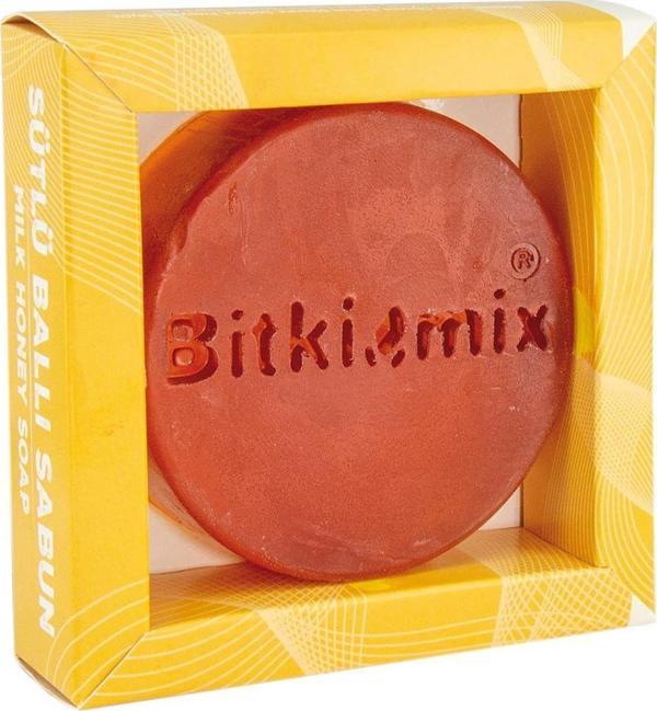Bitkimix Gliserinli Şeffaf Sütlü & Ballı Sabun – 100 Gr - Image 1