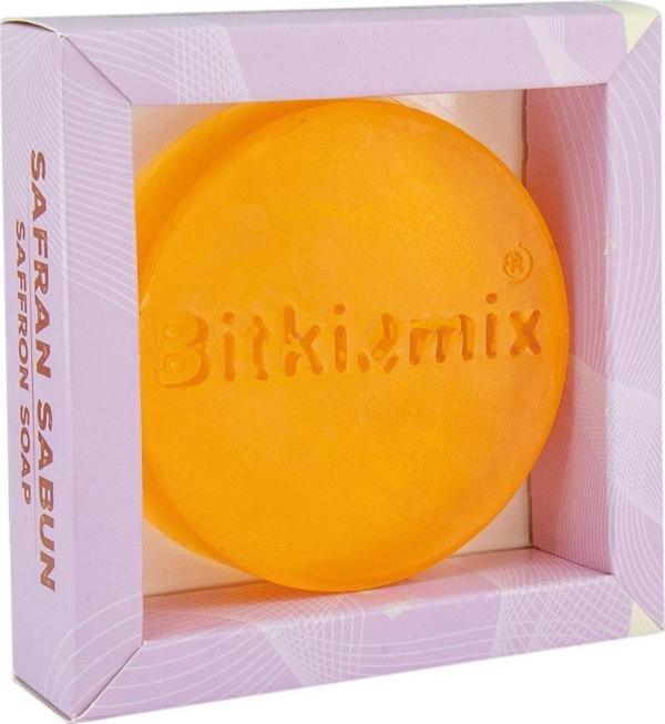 Bitkimix Gliserinli Şeffaf Safran Sabun – 100 Gr - Image 1