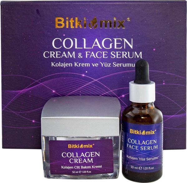 Bitkimix Kolajen Yüz Serumu & Cilt Bakım Kremi - Image 1