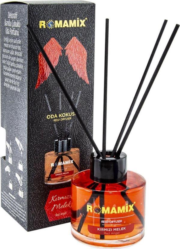 Romamix Kırmızı Melek Dekoratif Bambu Çubuklu Oda Kokusu & Oda Parfümü 100 Ml - Image 1