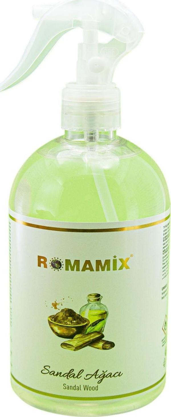 Romamix Sandal Ağacı Oda Ve Kumaş Kokulu Oda & Sprey Kokusu – 500 Ml - Image 1