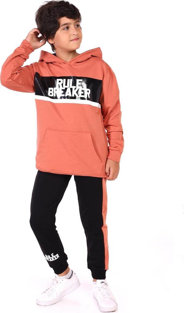 Toontoy Erkek Çocuk Rule Breaker Baskılı Eşofman Takım - Image 1