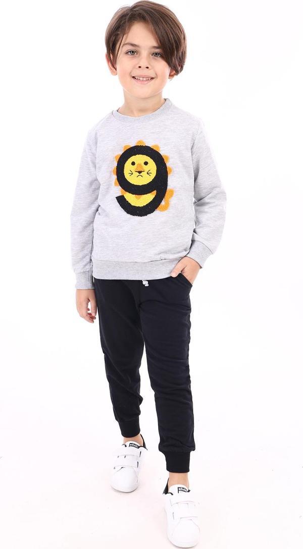 Toontoy Erkek Çocuk Eşofman Takım 9 Aslan Nakışlı - Image 1