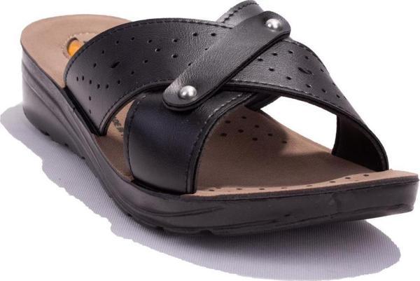 Polaris 403003 Siyah Ortopedik Günlük  Kadın Terlik - Image 1