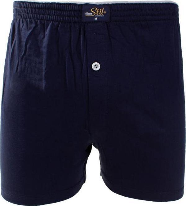 ÖREN STİL 44-7000 LACİVERT 4'LÜ PAKET ERKEK  HAVLU BEL PAMUKLU BOXER - Image 1