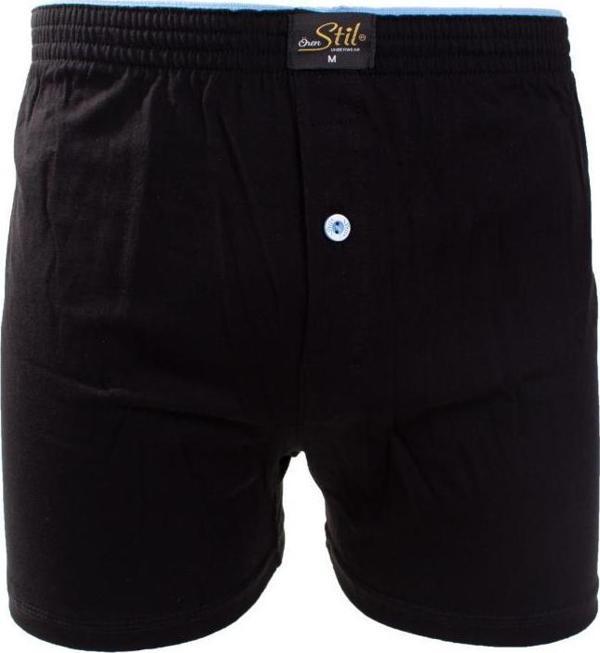 ÖREN STİL 44-7000 SİYAH 4'LÜ PAKET ERKEK  HAVLU BEL PAMUKLU BOXER - Image 1