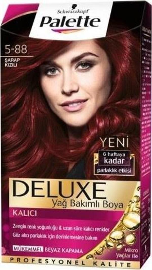 Palette Deluxe Saç Boyası 5-88 Şarap Kızılı - Image 1