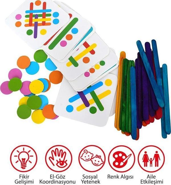 Stick Placement - Çubuk Yerleştirme Eğlenceli ve Eğitici Kutu Oyunu - Image 1