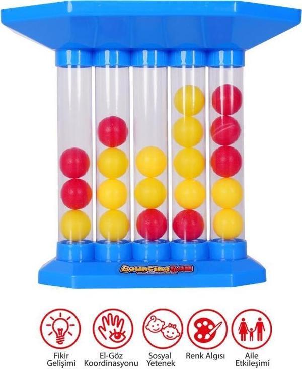 Zıplayan Top Oyunu - Mavi Bouncıng Ball Aile İçi Masa Kutu Oyunu - Image 1
