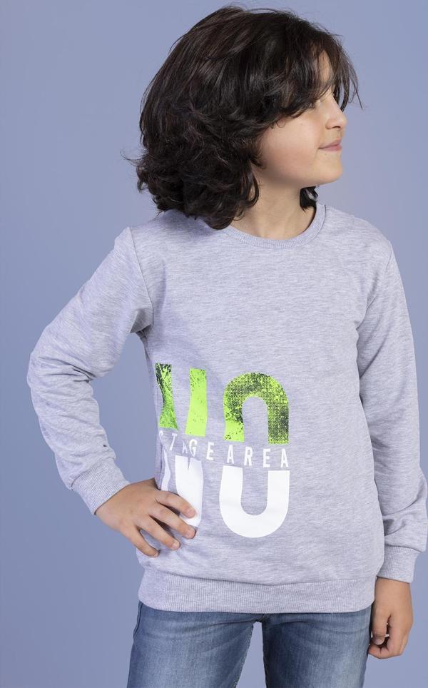 Toontoy Erkek Çocuk  Baskılı Sweatshirt - Image 1