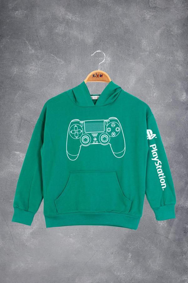 Toontoy Erkek Çocuk Konsol Baskılı Sweatshirt - Image 1