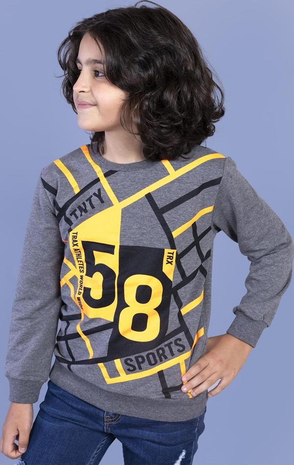 Toontoy Erkek Çocuk Baskılı Sweatshirt - Image 1