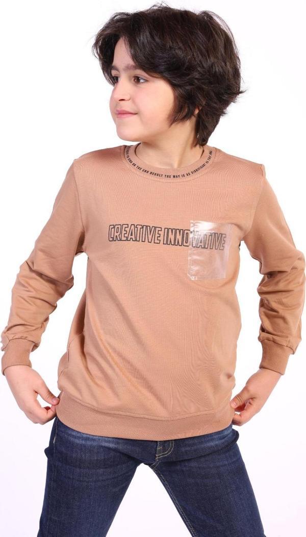 Toontoy Erkek Çocuk Creatıve Innovatıve Baskılı Sweatshirt - Image 1