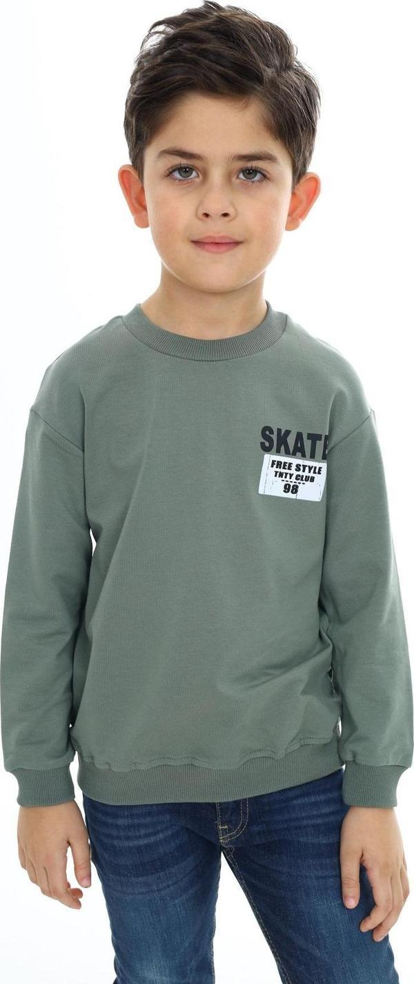 Toontoy Erkek Çocuk Baskılı Sweatshirt - Image 1