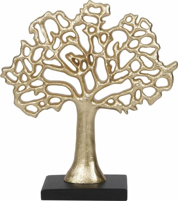 Karaca Home Tree Biblo Gold 19x21 cm - Image 1
