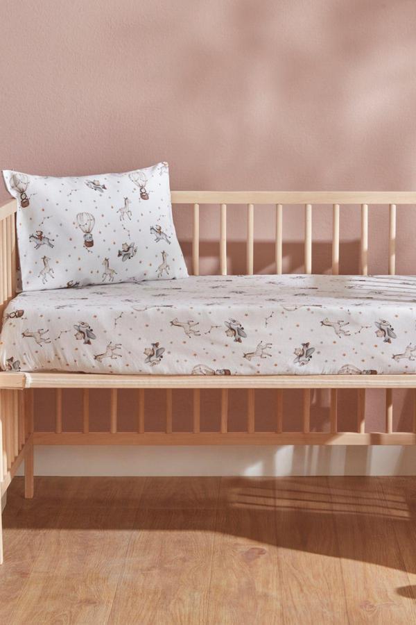 Karaca Home Bebek Safari Yastık Çarşaf Set - Image 1