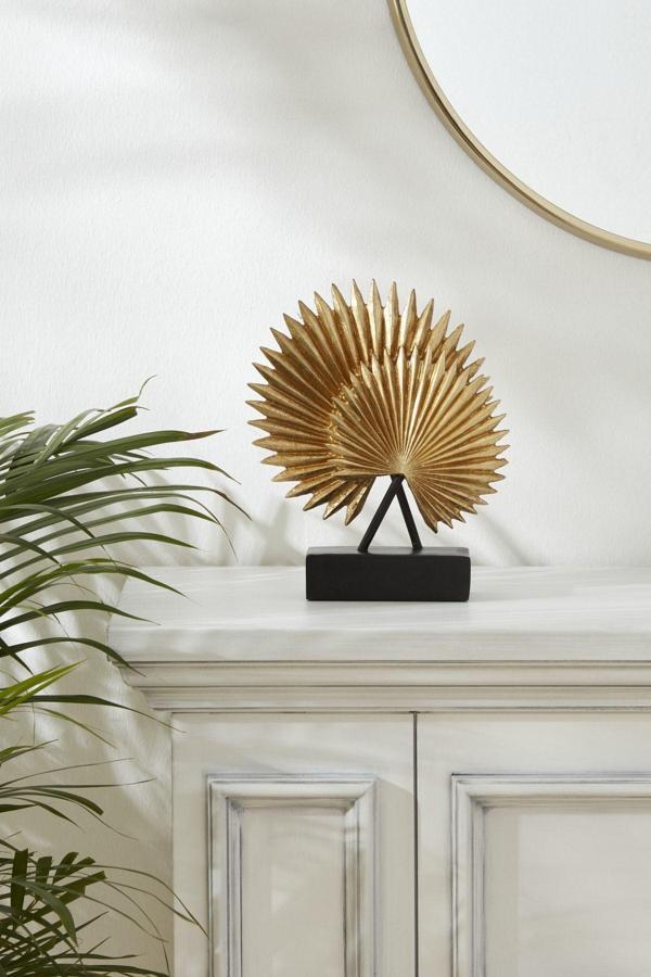Karaca Home Palm Biblo 24.5x8x28  cm Gold - Image 1