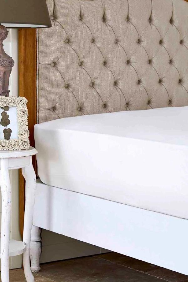 Karaca Home Ekru %100 Pamuk Tek Kişilik Düz Çarşaf 160 cm X 240 cm - Image 1