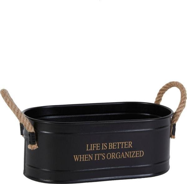 Karaca Home Sylvia Organizer Siyah 28 cm - Image 1