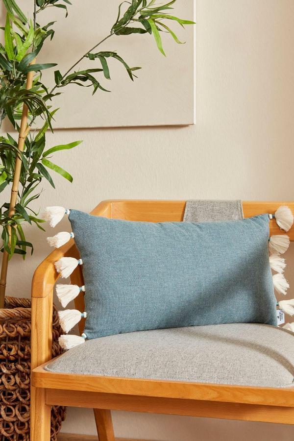 Karaca Home Arina Dolgulu Kırlent Turkuaz - Image 1