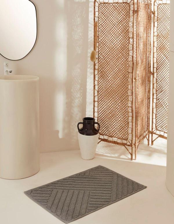 Sarah Anderson Sang Banyo Paspası Gri - Image 1