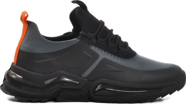 Gri Bilekten Lastikli Erkek Spor Ayakkabı 836 M - Image 1