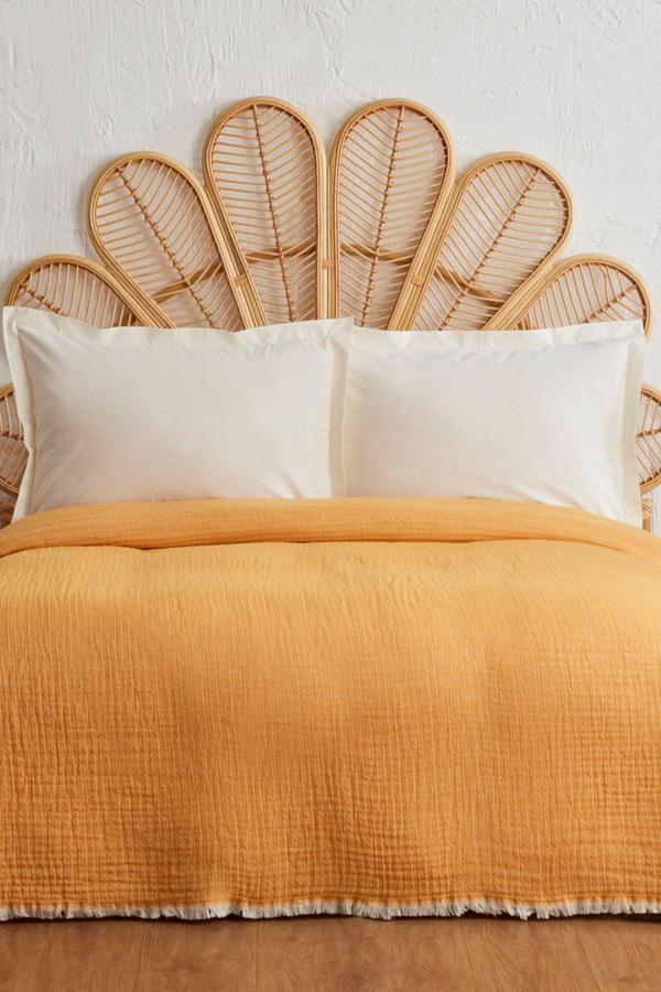 Karaca Home Perles Çift Kişilik Müslin Pike Turuncu - Image 1