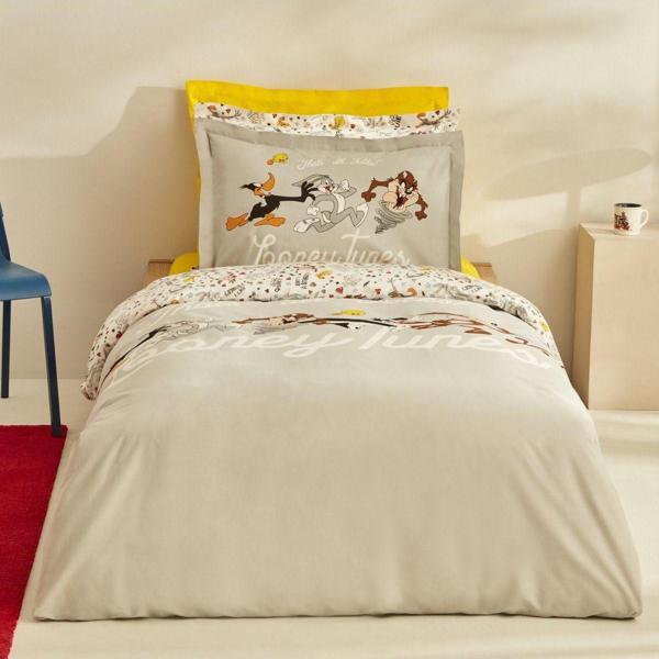 Looney Tunes Karaca Home Super Stars Tek Kişilik Nevresim Takımı - Image 1