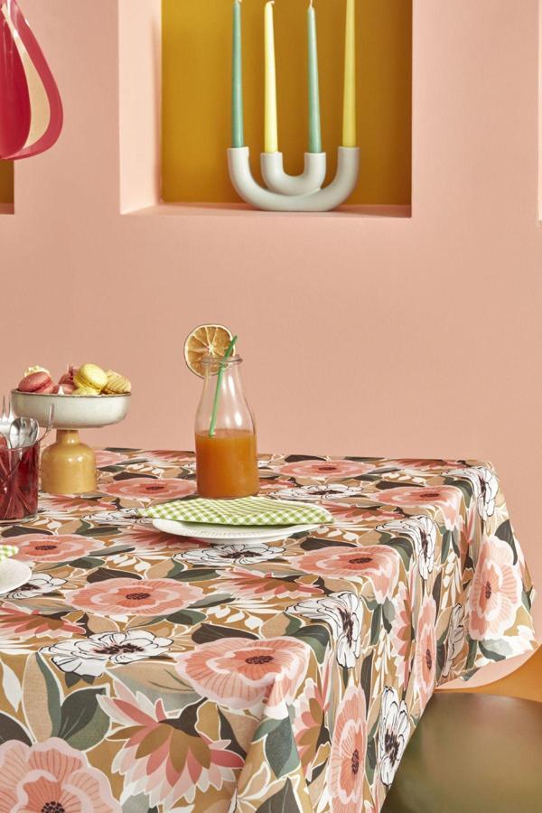 Karaca Home Fleur Desenlı Masa Örtüsü 140x220 cm - Image 1