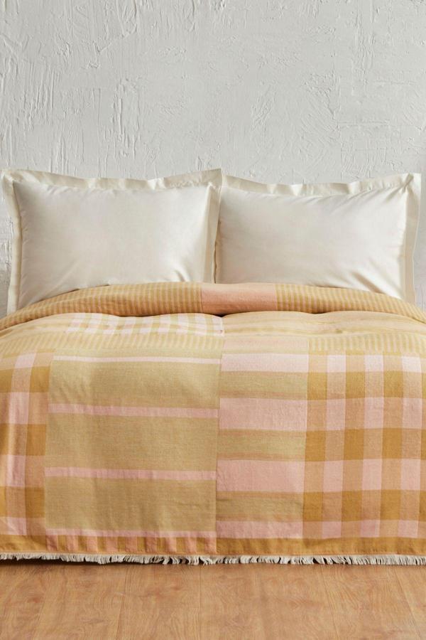 Karaca Home Striped %100 Pamuk Çift Kişilik Müslin Pike Yavruağzı - Image 1