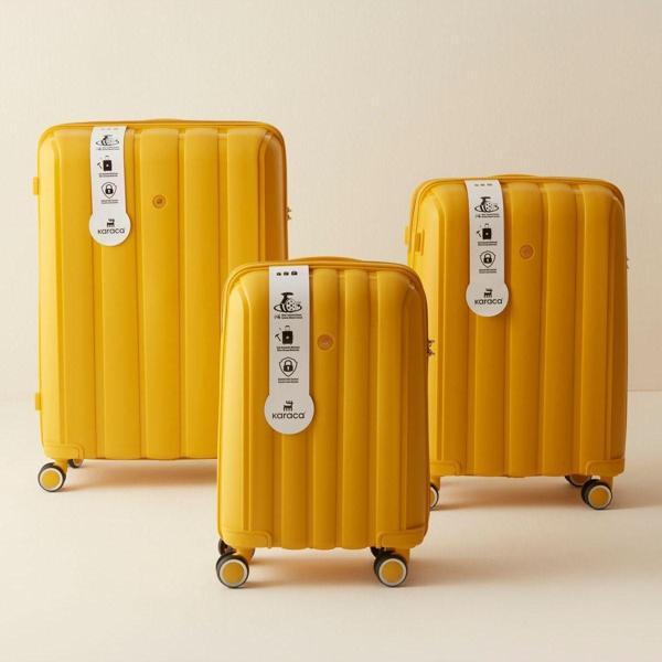 Karaca Alice Küçük Boy Valiz Hardal 55 cm - Image 1