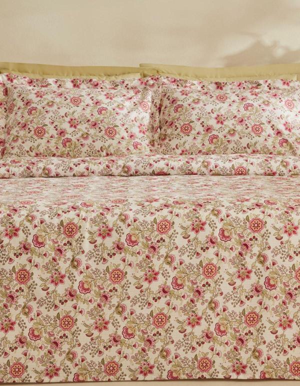 Karaca Home Molly %100 Pamuk Çift Kişilik Pike Takımı Pembe  - Image 1