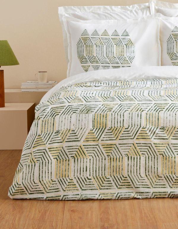 Karaca Home Jenik %100 Pamuk Çift Kişilik Nevresim Takımı - Image 1