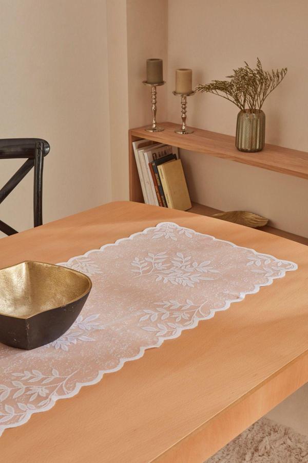 2 Adet Karaca Home Hessa Runner Beyaz  - Image 1