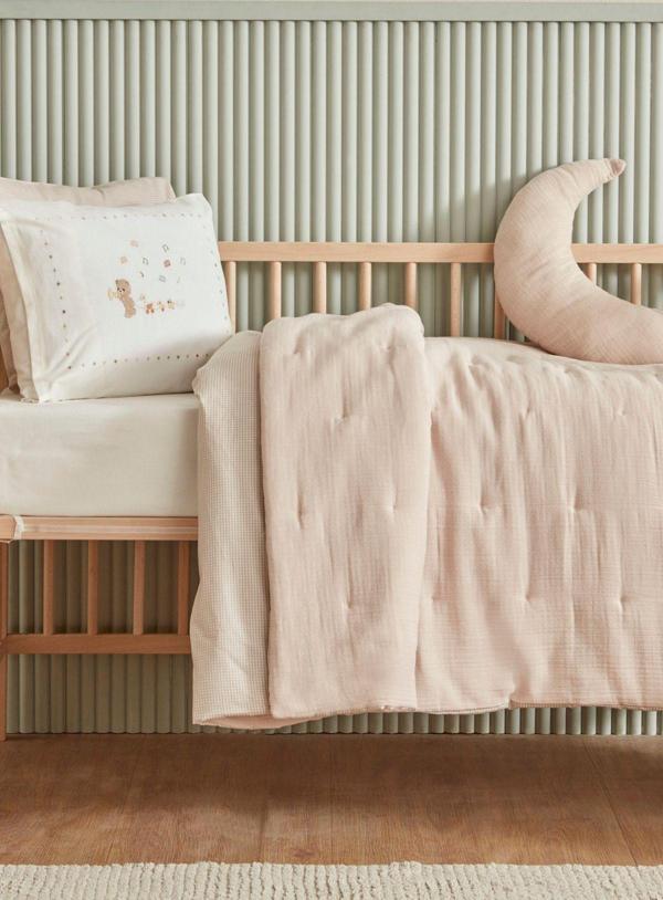 Karaca Home Bebek Eloise  Müslin Comfort Set/Uyku Seti Bej - Image 1
